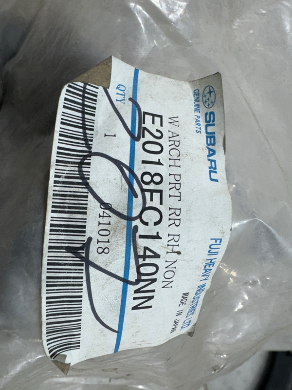 Расширитель крыла задний правый Forester 1997-2002 SF