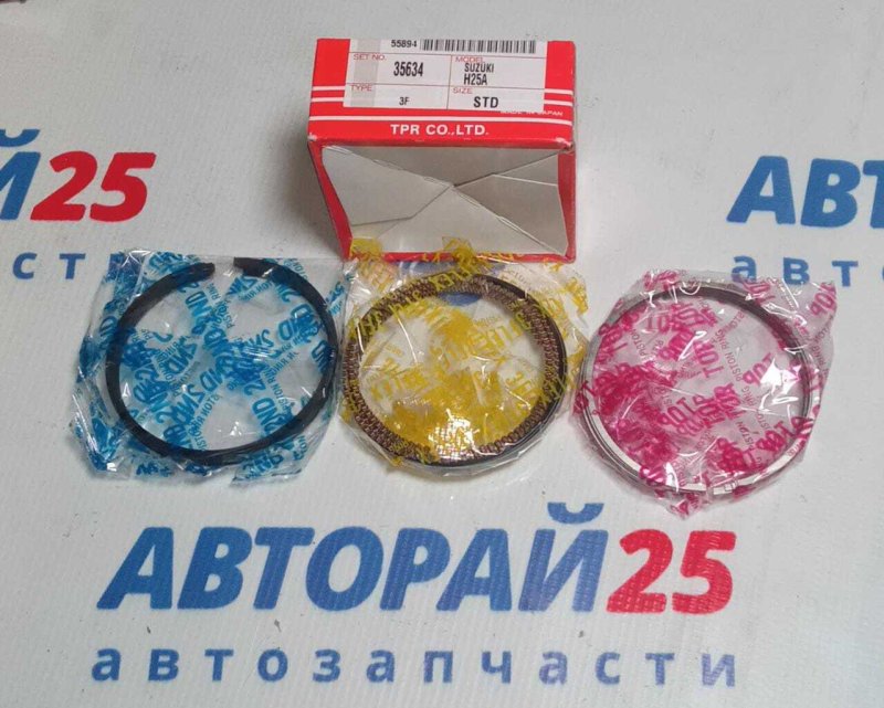 Кольца поршневые Suzuki STD TPR TP35634 H25A TP-35634 новая