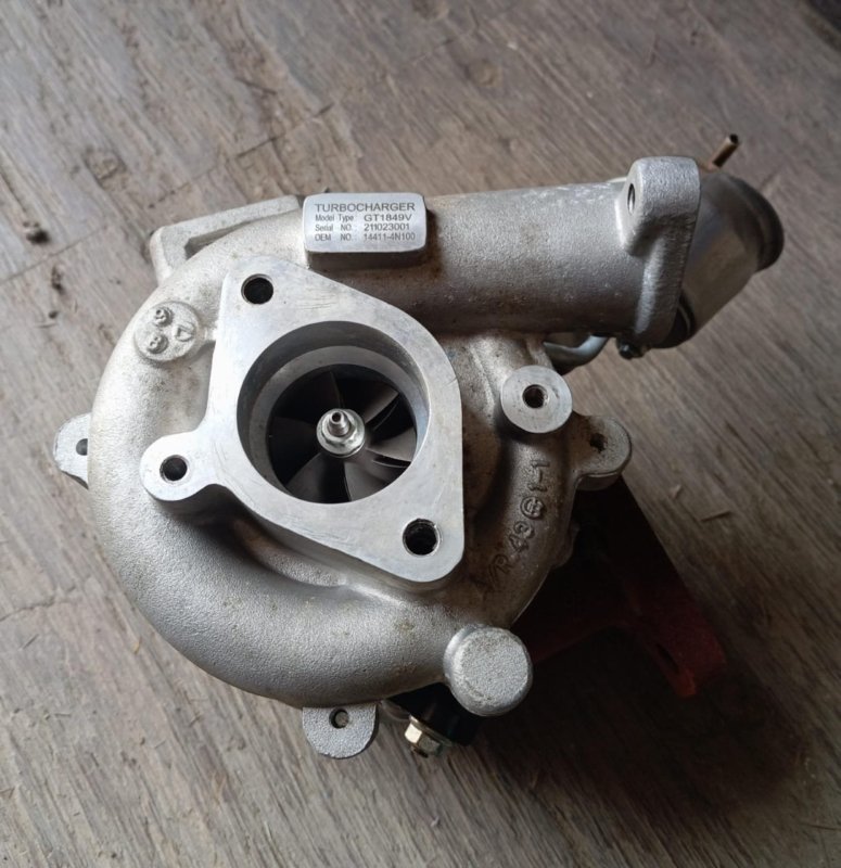 Турбина Nissan GT1849V YD25 144114N100 Б/У