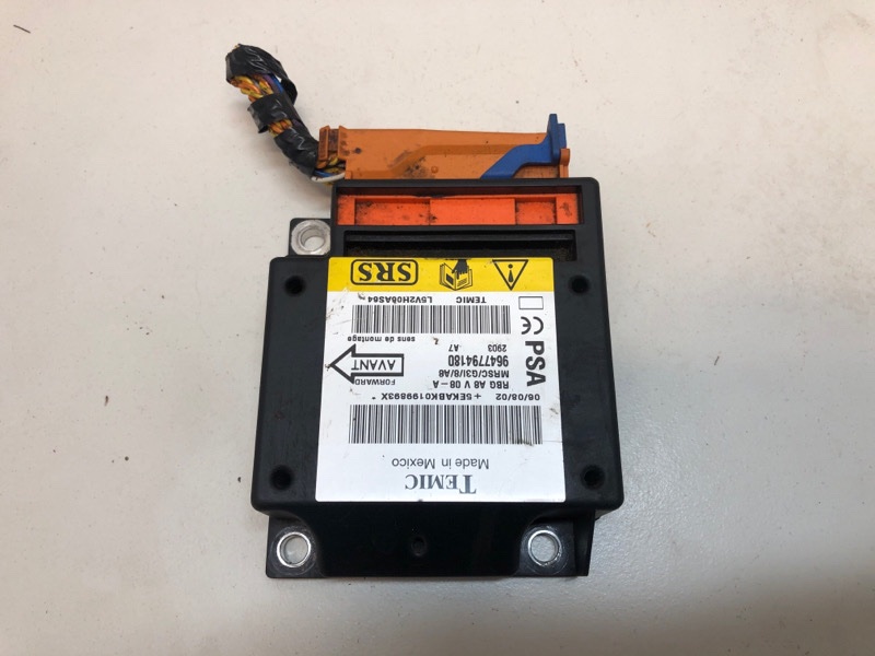 Блок управления Air Bag Citroen c3 2002 Хетчбэк KFV 9647794180 Б/У