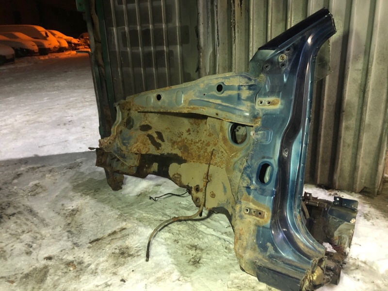 Лонжерон передний левый Mitsubishi Lancer 9 2004 1.3 4G13 MN186437 Б/У