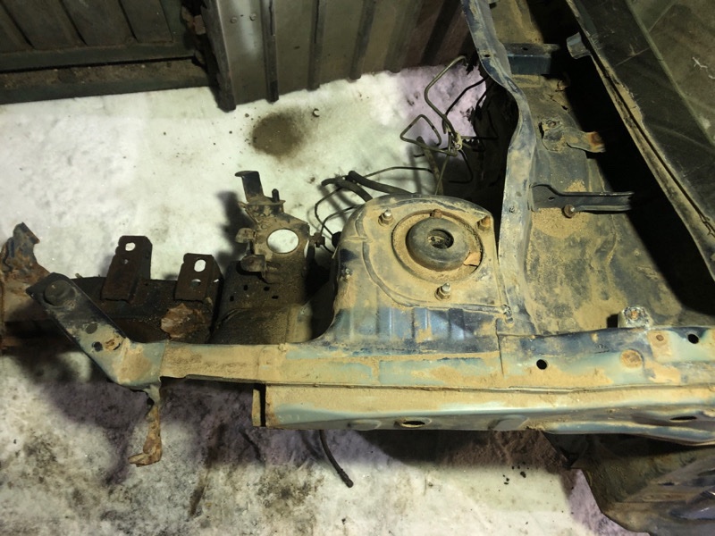 Лонжерон передний левый Lancer 9 2004 1.3 4G13