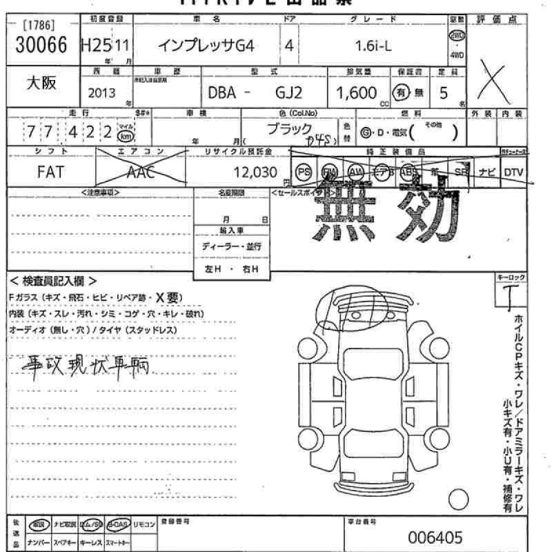 Накладки на пороги IMPREZA GJ7 FB16