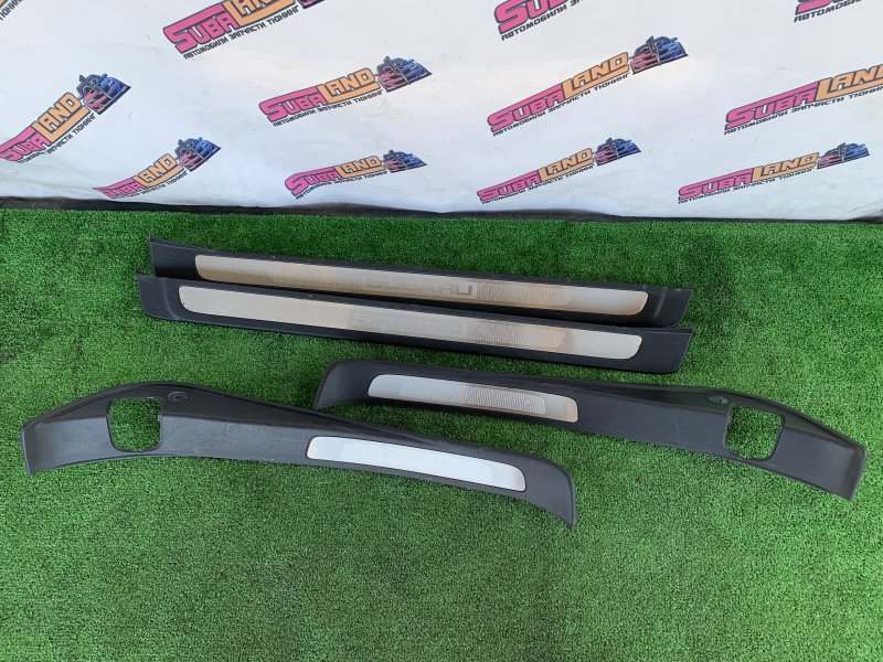 Накладки на пороги Subaru Outback 2008 BP9 EJ253 94060AG280 контрактная