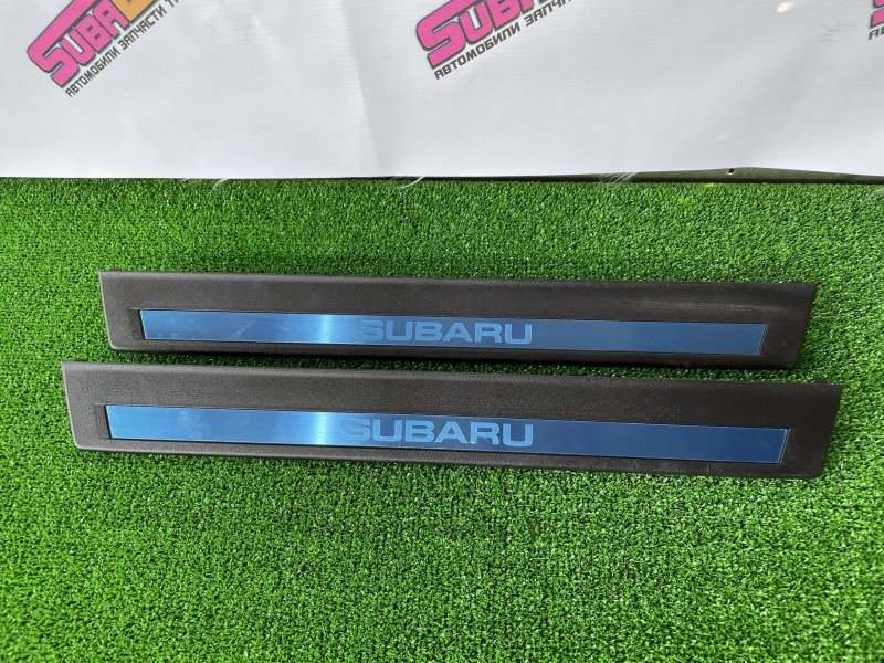 Накладки на пороги передние Subaru Outback 2013 BRF EZ36 94060-AJ071 контрактная