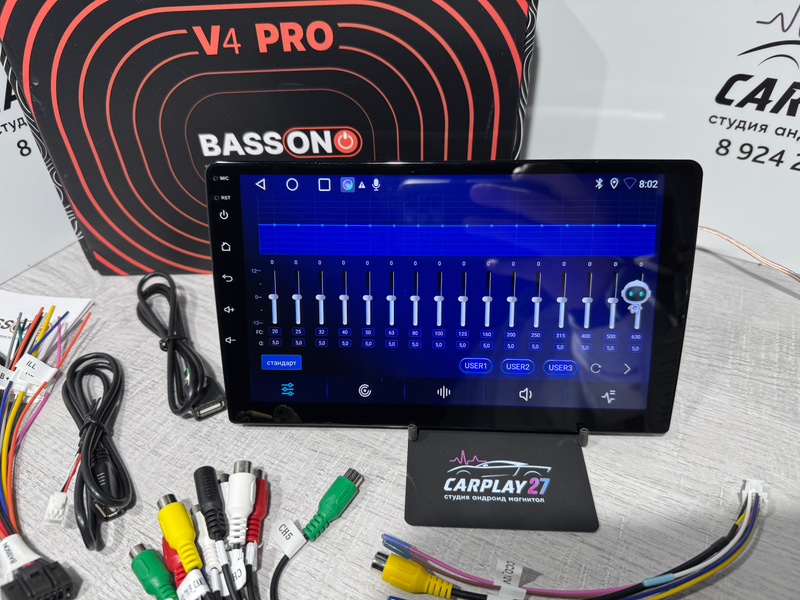 Автомагнитола V4 Pro/Qled/9`/ 4Arm/4.64GB