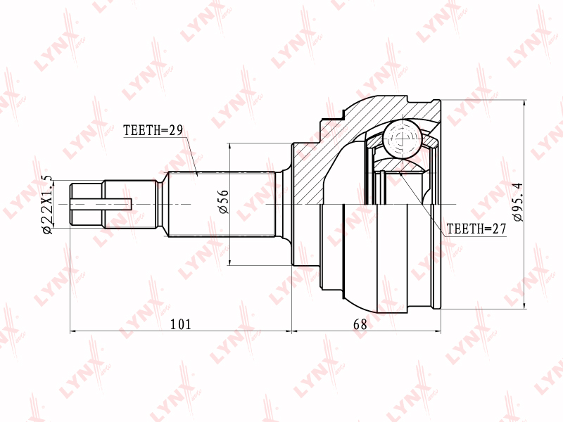 Шрус CEFIRO A33