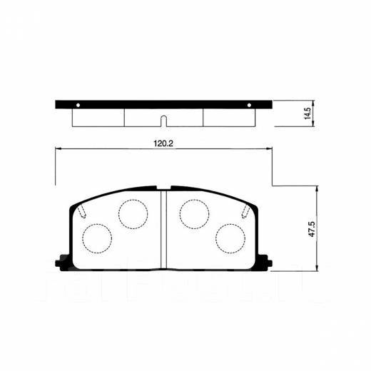 Колодки Toyota Caldina AE-95 Колодки Toyota Caldina AE-95