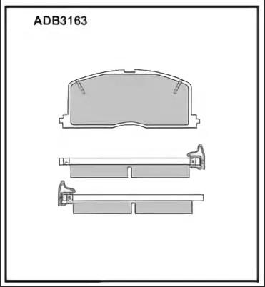 Колодки Toyota Camry AE95 Колодки Toyota Camry AE95