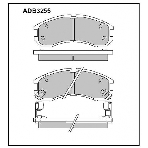 Колодки Mazda 626 Колодки Mazda 626