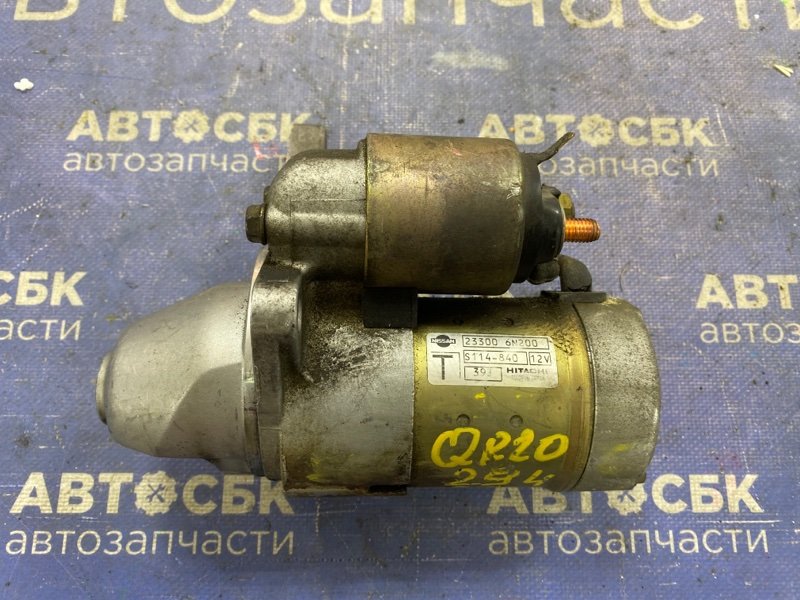 Стартер Nissan AD RM12 QR20DE Стартер Nissan AD RM12 QR20DE