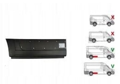 Панель боковая задний правый Jumper