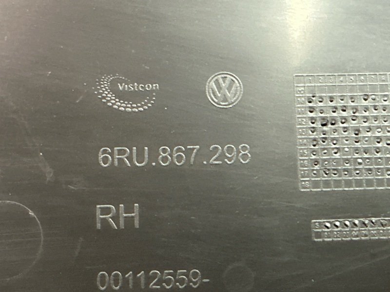 Накладка центральной стойки нижняя правая Polo 2017 1.6 CWVB