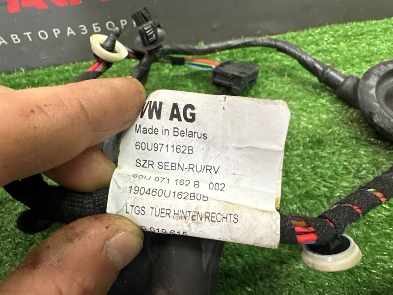 Проводка двери задняя правая Rapid 2 2021 NK6 1.6 CWVA
