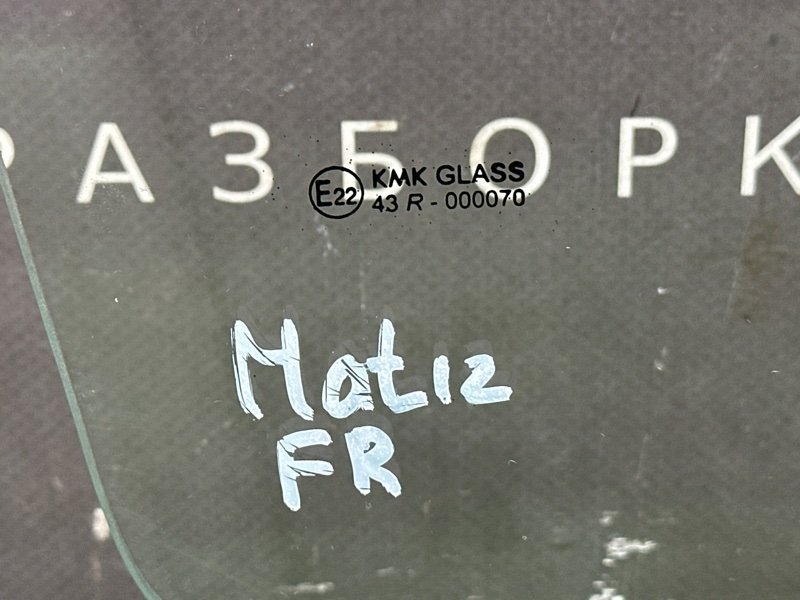 Стекло двери переднее правое Matiz