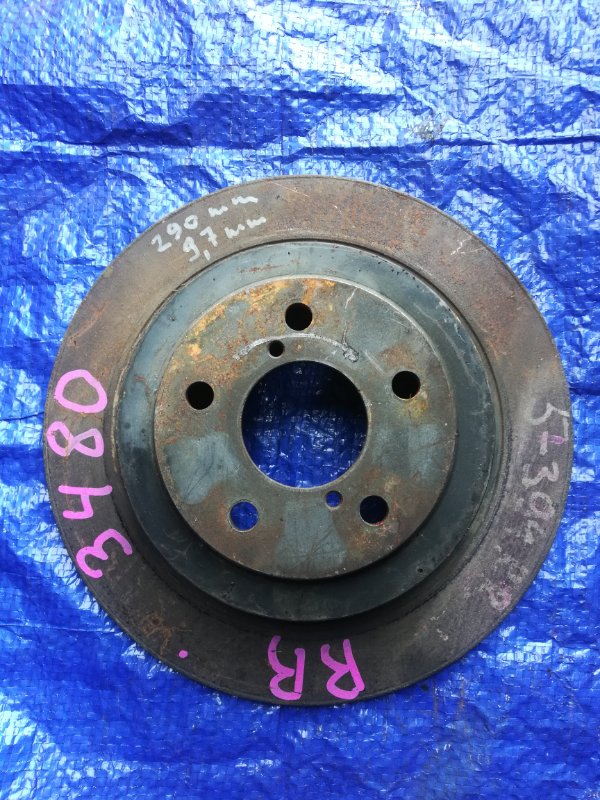 Диск тормозной задний Subaru Legacy BH5 26700AE010 контрактная