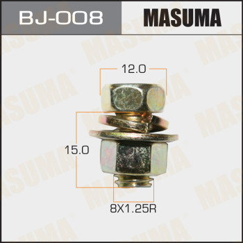 Болт с гайкой MASUMA bj-008 Болт с гайкой MASUMA bj-008