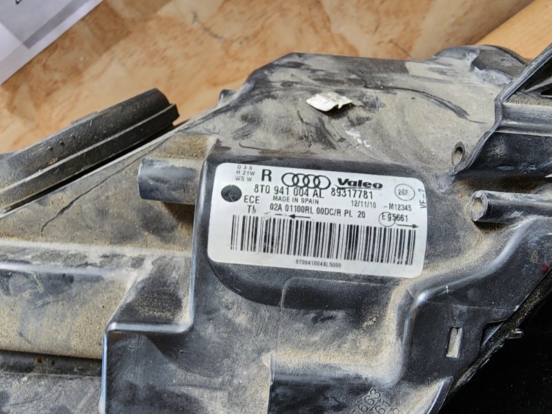 Headlight HID right A5 2010 8T CCWA