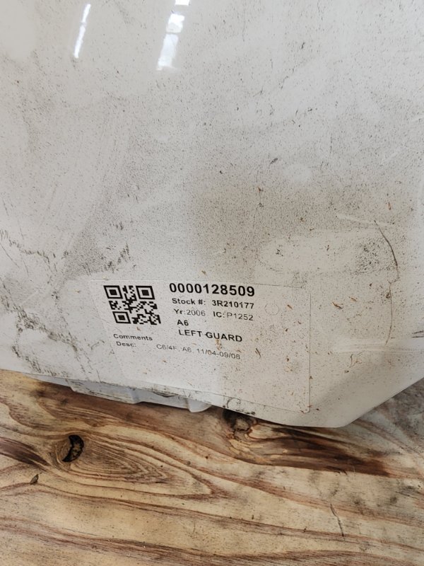 Front guard передний левый AUDI A6 C6