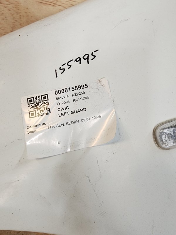 Front guard front left CIVIC