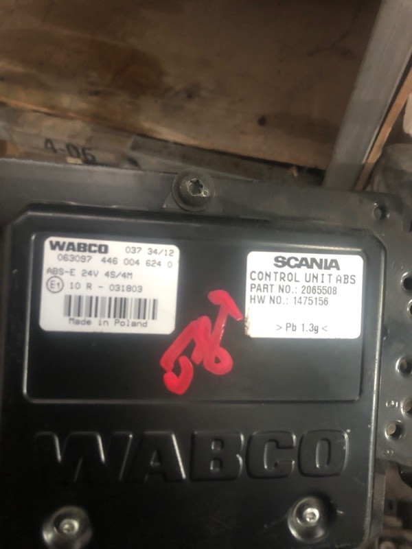 Блок управления abs Scania
