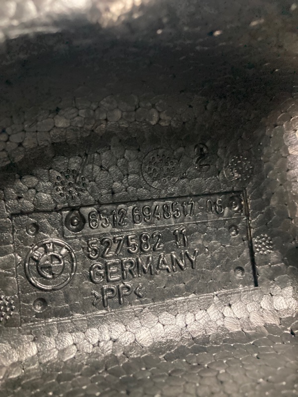 Пенопласт багажника 6 2006 E63 N52B30 Пенопласт багажника 6 2006 E63 N52B30