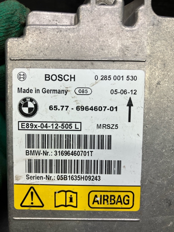 Блок управления AIR BAG 3-Series 2005 E90 N43B16