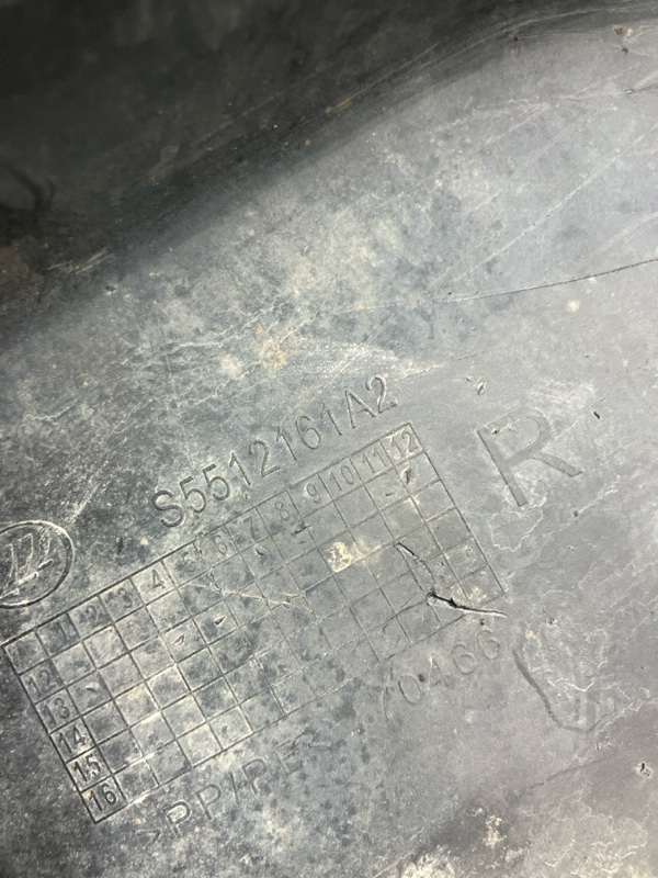 Брызговик задний правый X60 2012-2016