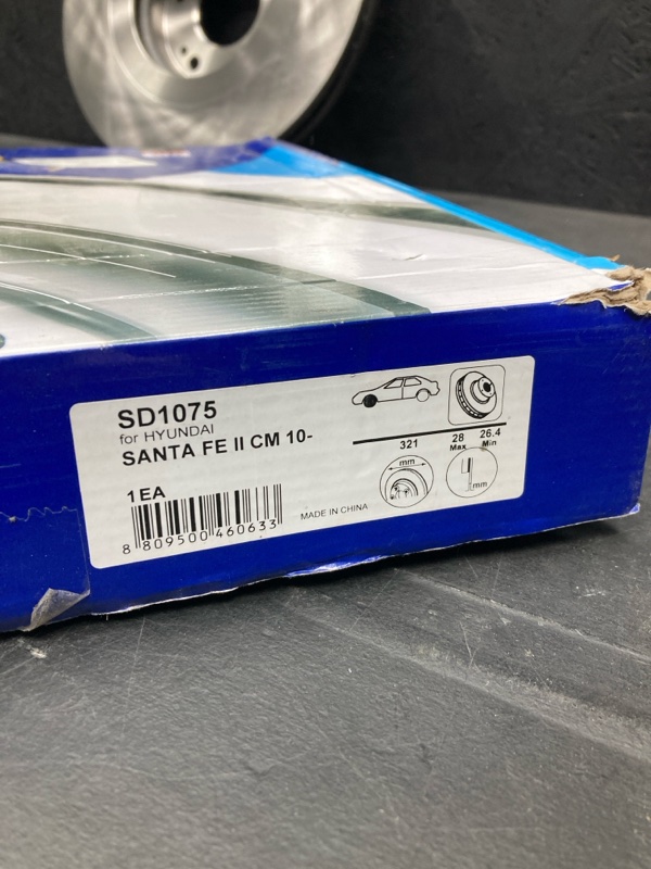 Тормозной диск передний Santa Fe