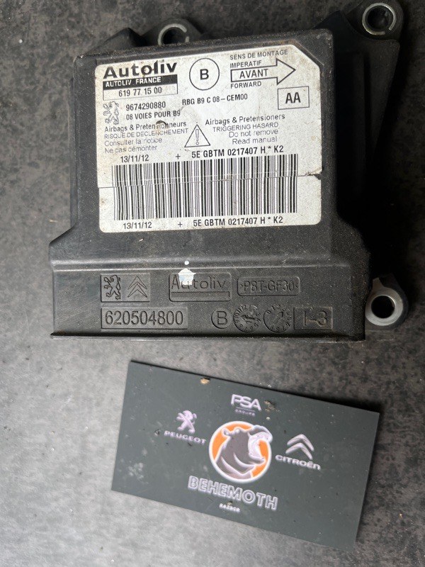 Блок управления SRS Peugeot Partner 9674290880 Б/У