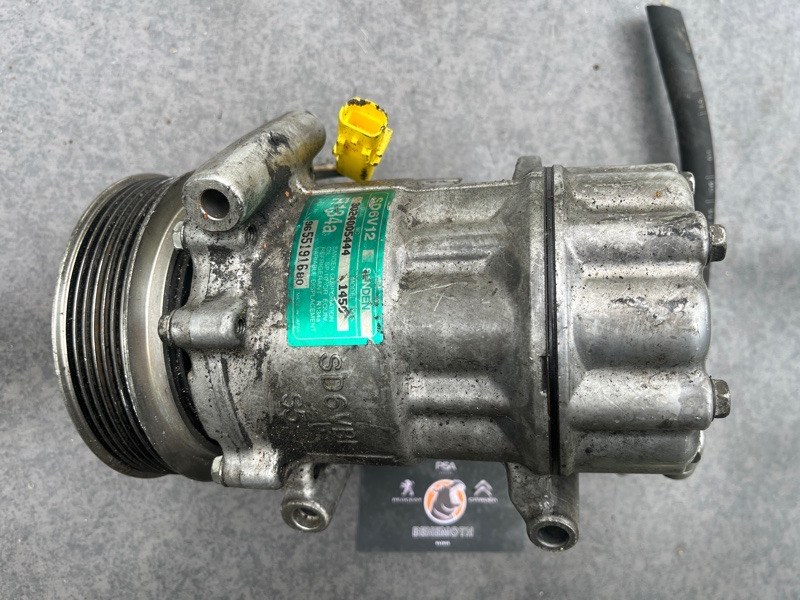 Компрессор кондиционера Peugeot 307 1.4 9655191680 Б/У