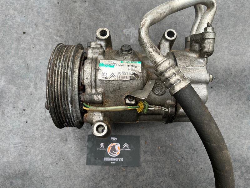 Компрессор кондиционера Peugeot 307 1.6 9655191580 Б/У