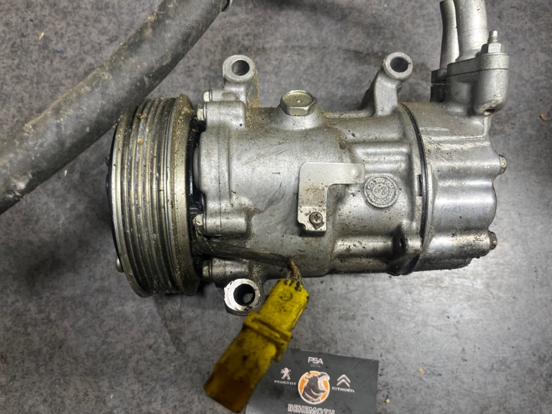 Компрессор кондиционера Peugeot 206 1.4 9655191580 Б/У