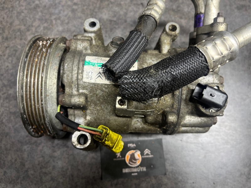 Компрессор кондиционера Peugeot 207 1.6 9659875780 Б/У