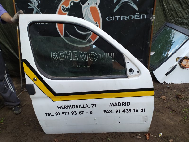 Дверь боковая передняя правая Peugeot Partner Б/У