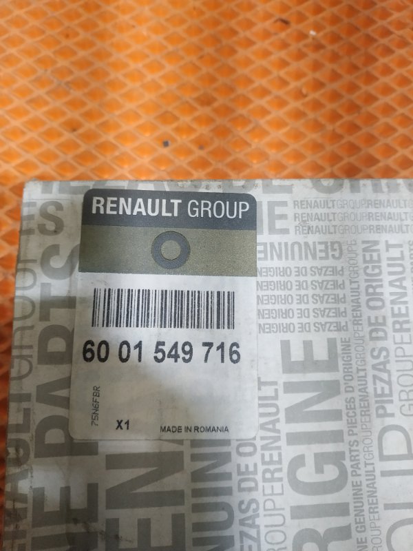 Зеркальное стекло левое RENAULT 6001549716 новая
