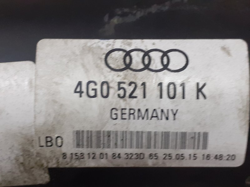 Карданный вал A6 Allroad 2016 C7 3.0 CRE
