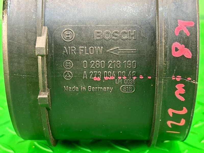 Датчик массового расхода воздуха (ДМРВ) Mercedes-Benz S W221 M272
