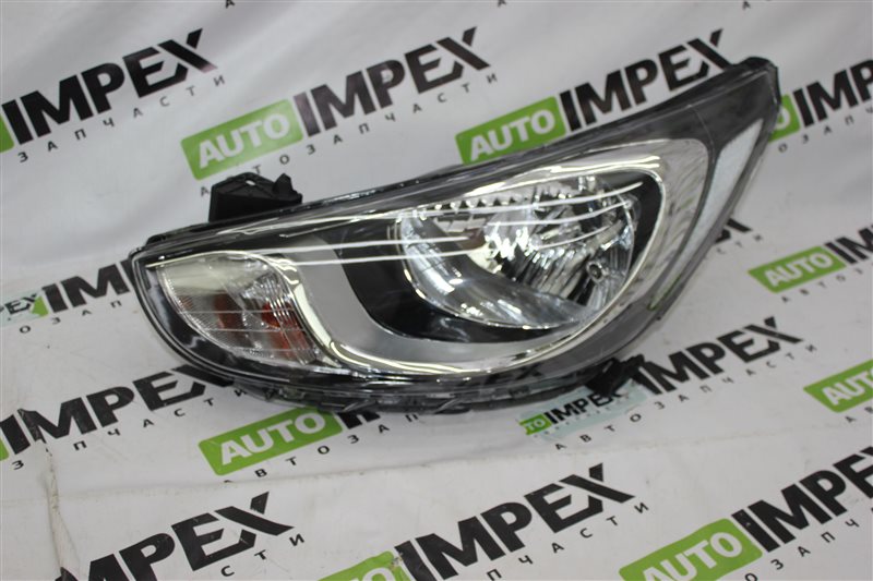 Фара левая Hyundai SOLARIS 2010-2014 I дорест 921014L000 новая