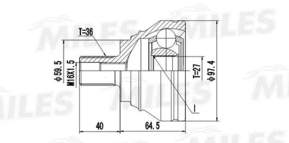 Шрус наружный Octavia A5 Шрус наружный Octavia A5