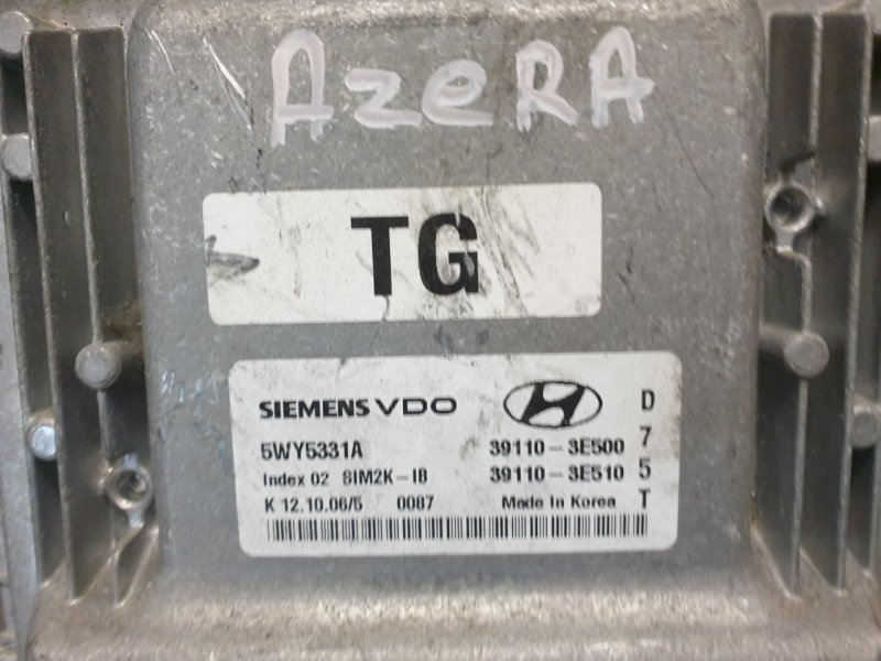 Блок управления двигателем AZERA 2007 TG