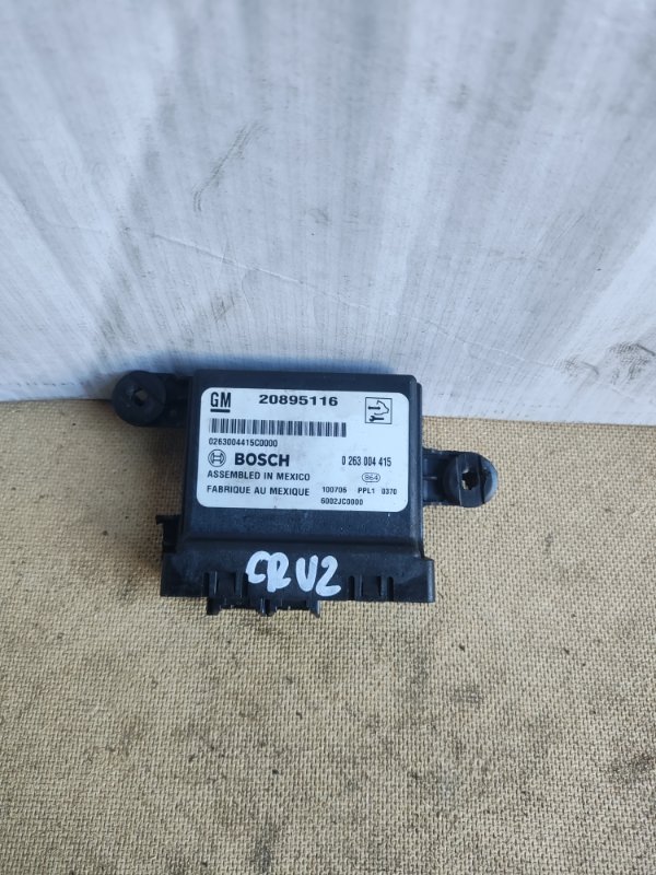 Запчасть блок управления парктроником Chevrolet Cruze 2010 J300 F18D4 20895116 контрактная Блок управления парктроником Chevrolet Cruze 2010 J300 F18D4 20895116 контрактная