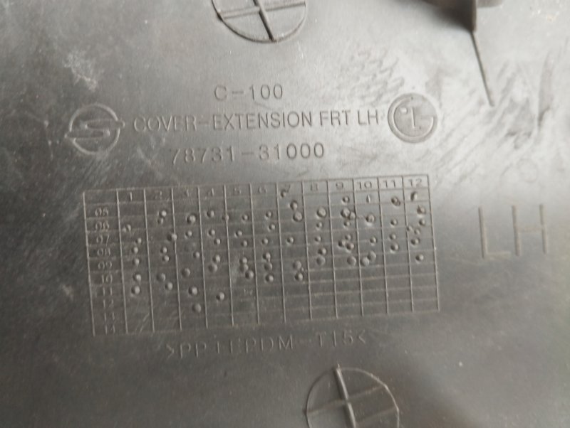 Планка под фары передняя левая Actyon Sports 2008 D20DT