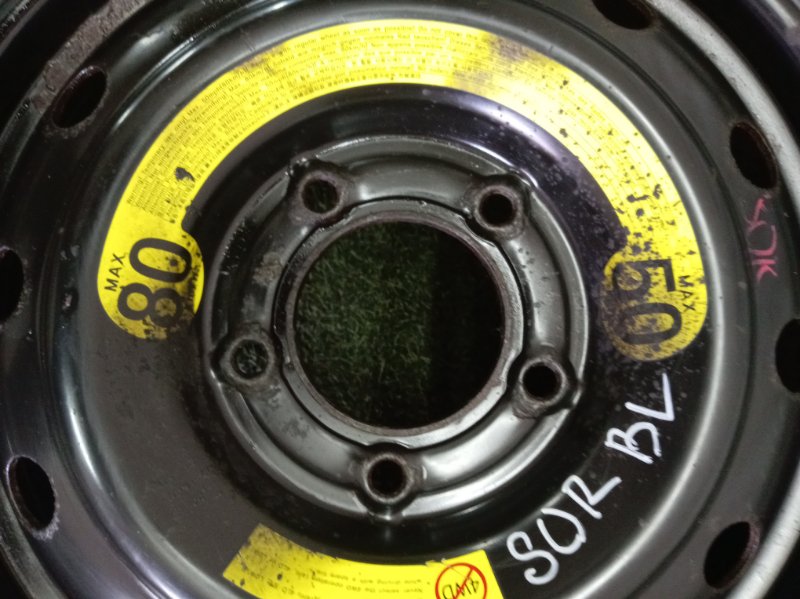 Колесо запасное Sorento 2008 BL D4CB