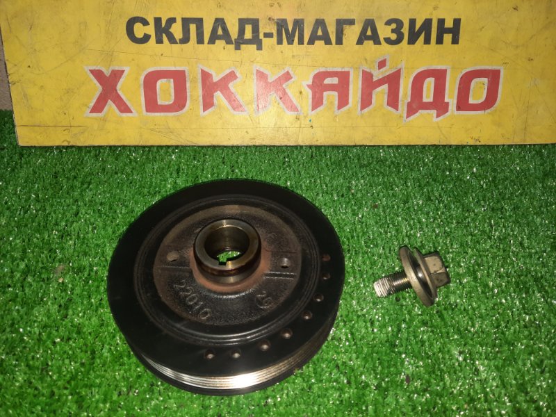 Шкив коленвала Toyota Opa ZCT10 1ZZ-FE 2001