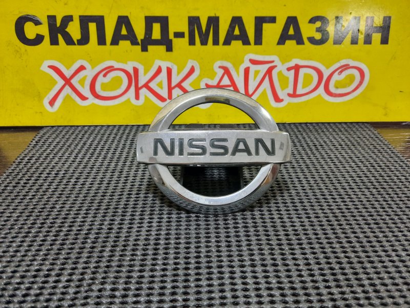 Эмблема Nissan Wingroad WFY11 QG18DE 10.2001 задняя