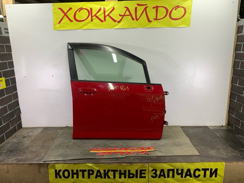 Дверь боковая Honda Fit GD3 L15A 06.2001 передняя правая