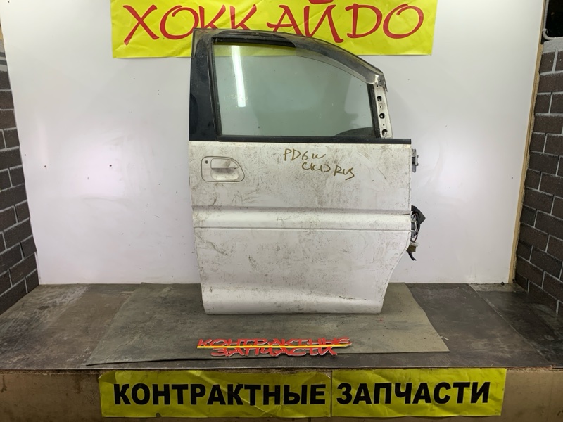 Дверь боковая Mitsubishi Delica Space Gear PD6W 6G72 07.1997 передняя правая