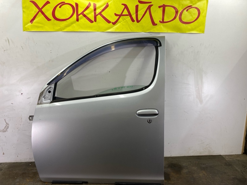 Дверь боковая Toyota Funcargo NCP20 2NZ-FE 08.1999 передняя левая (б/у)