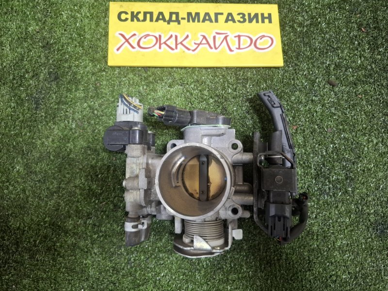 Заслонка дроcсельная Honda Fit GD1 L13A 06.2001 (б/у)